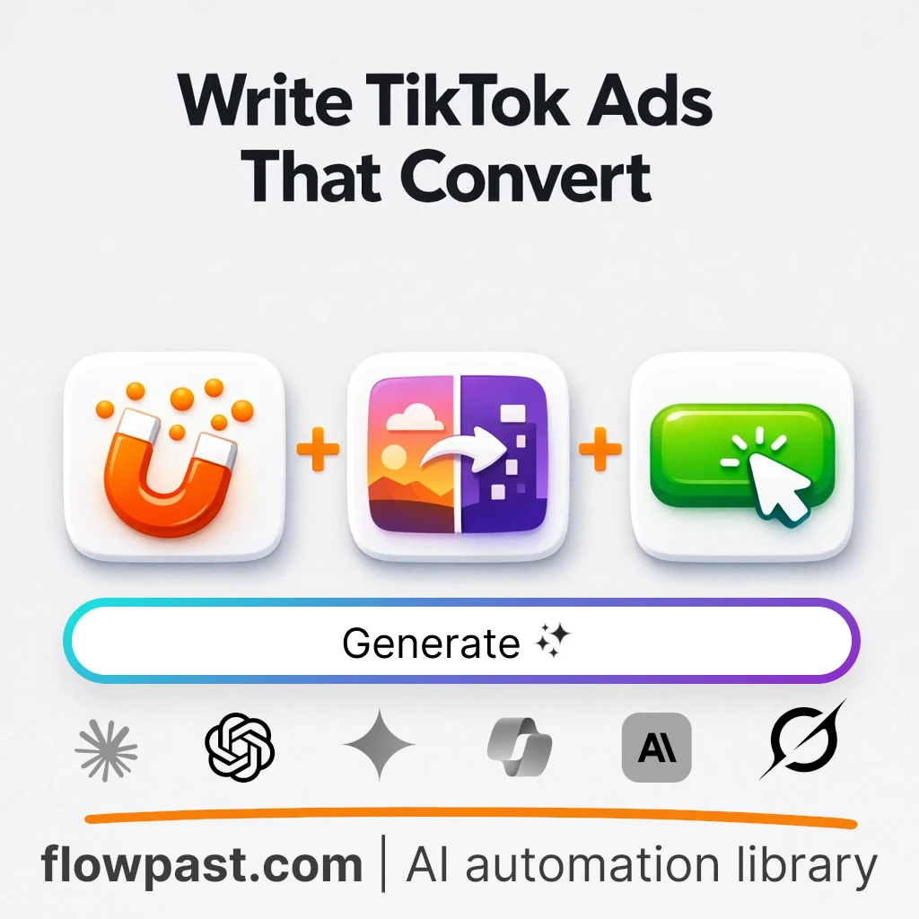 Create TikTok Ad Copy with this AI Prompt - AI prompt template