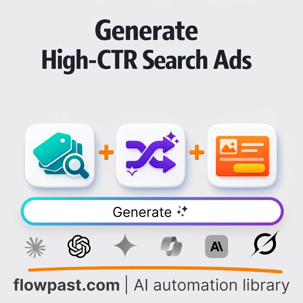 Create Google Ads Assets with this AI Prompt - AI prompt template