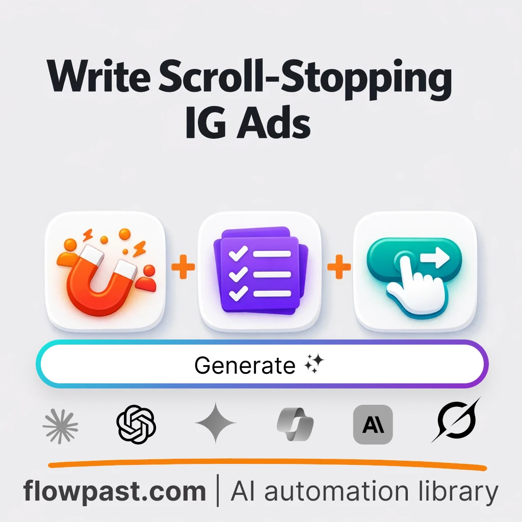 Write Instagram Ad Captions That Convert AI Prompt - AI prompt template