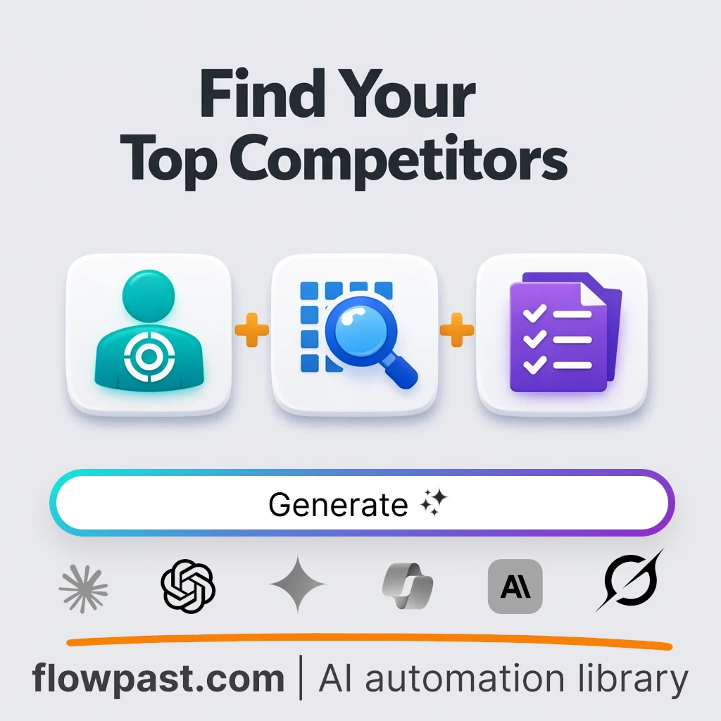 AI Prompt to Identify 3 Direct Competitors and Win - AI prompt template