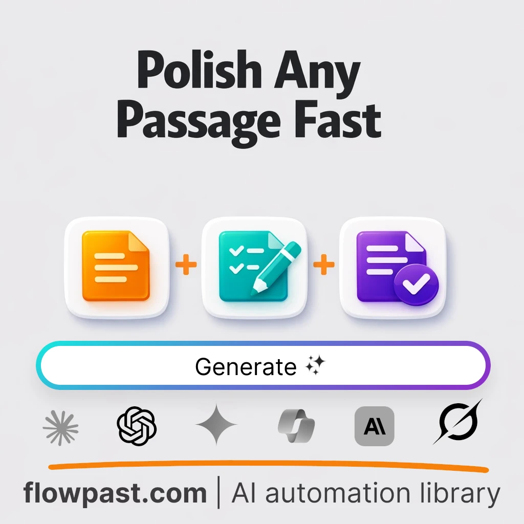 Polish Any Draft Into Publish-Ready Copy AI Prompt - AI prompt template