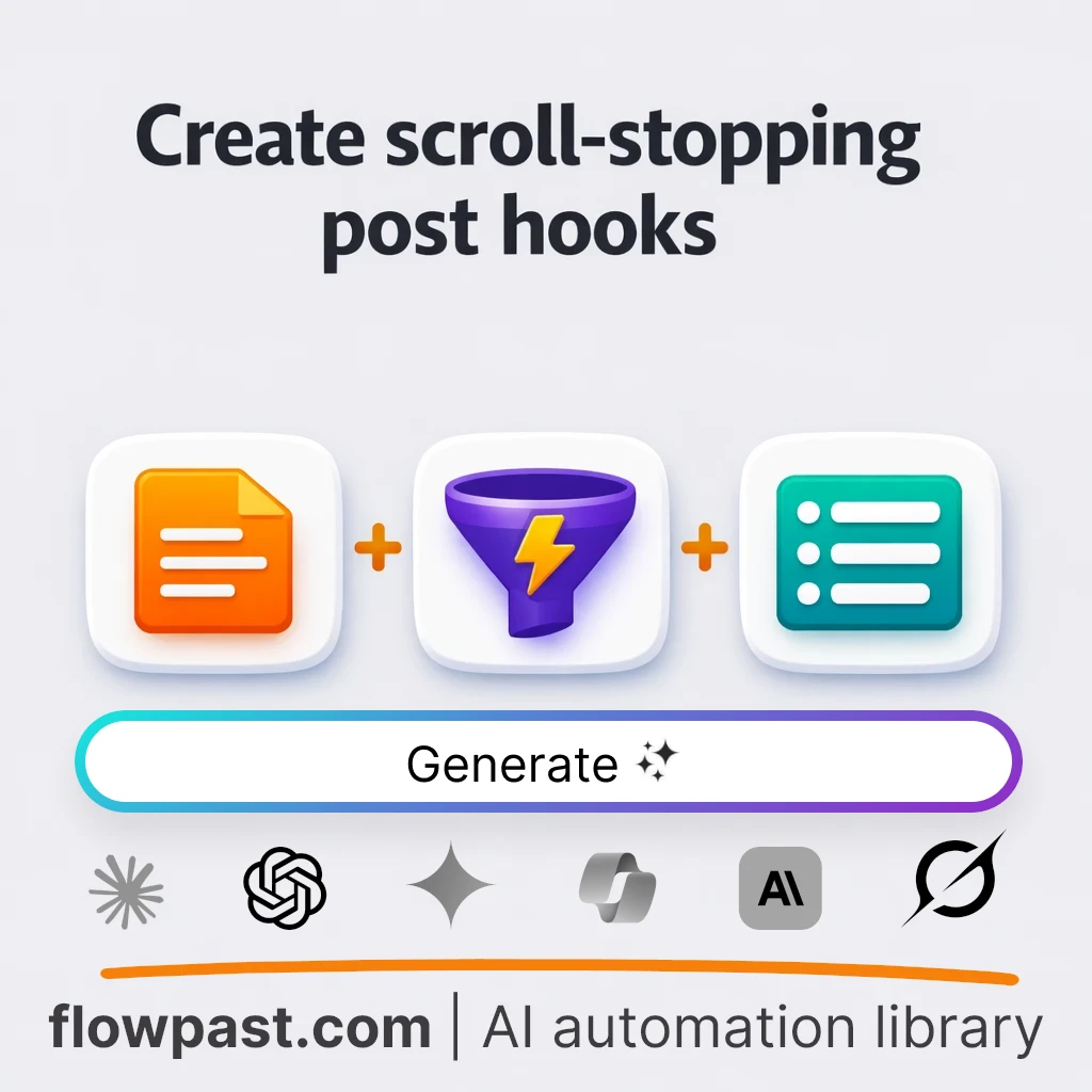Generate 10 Scroll-Stopping Hooks AI Prompt - AI prompt template