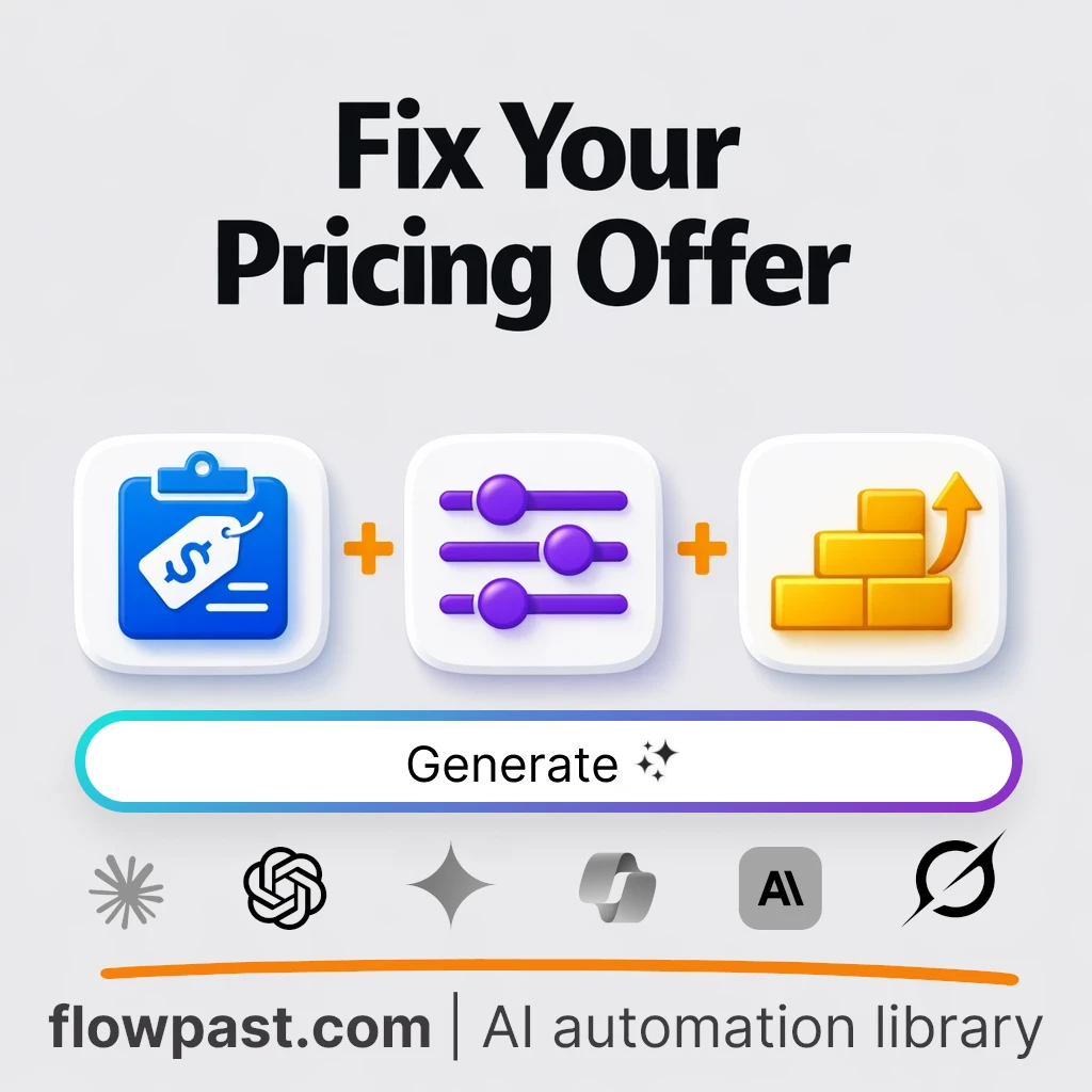 Optimize Your Offer Pricing with this AI Prompt - AI prompt template