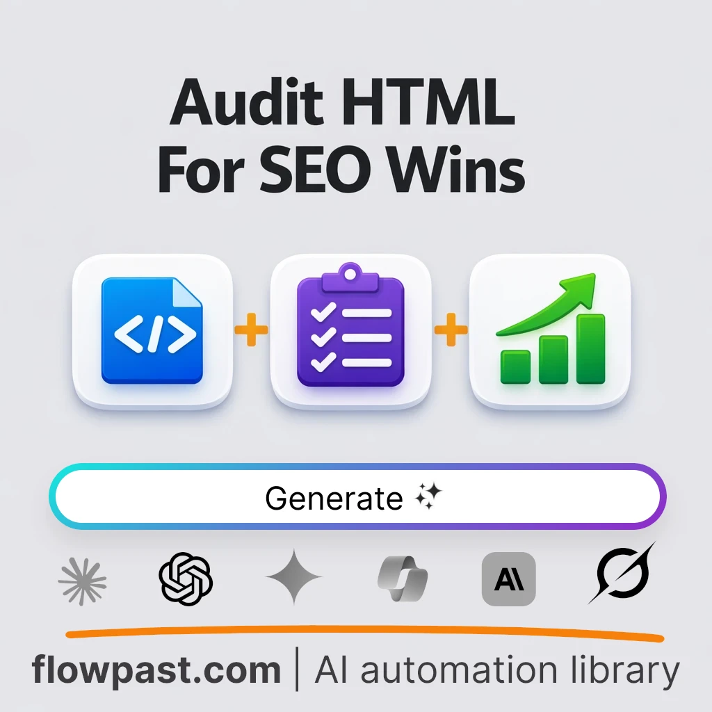 Audit Blog HTML for Rankings AI Prompt - AI prompt template