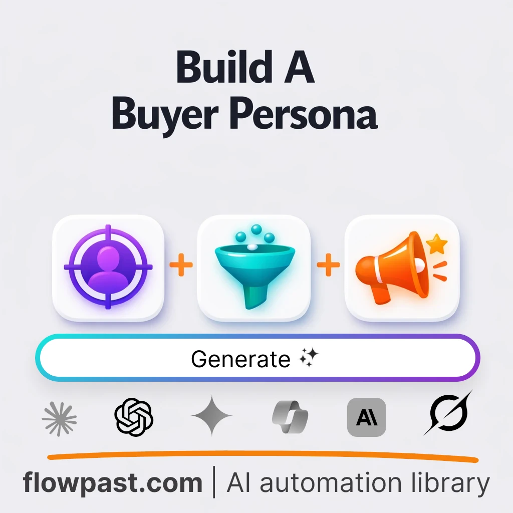 Create a Buyer Persona with this AI Prompt - AI prompt template