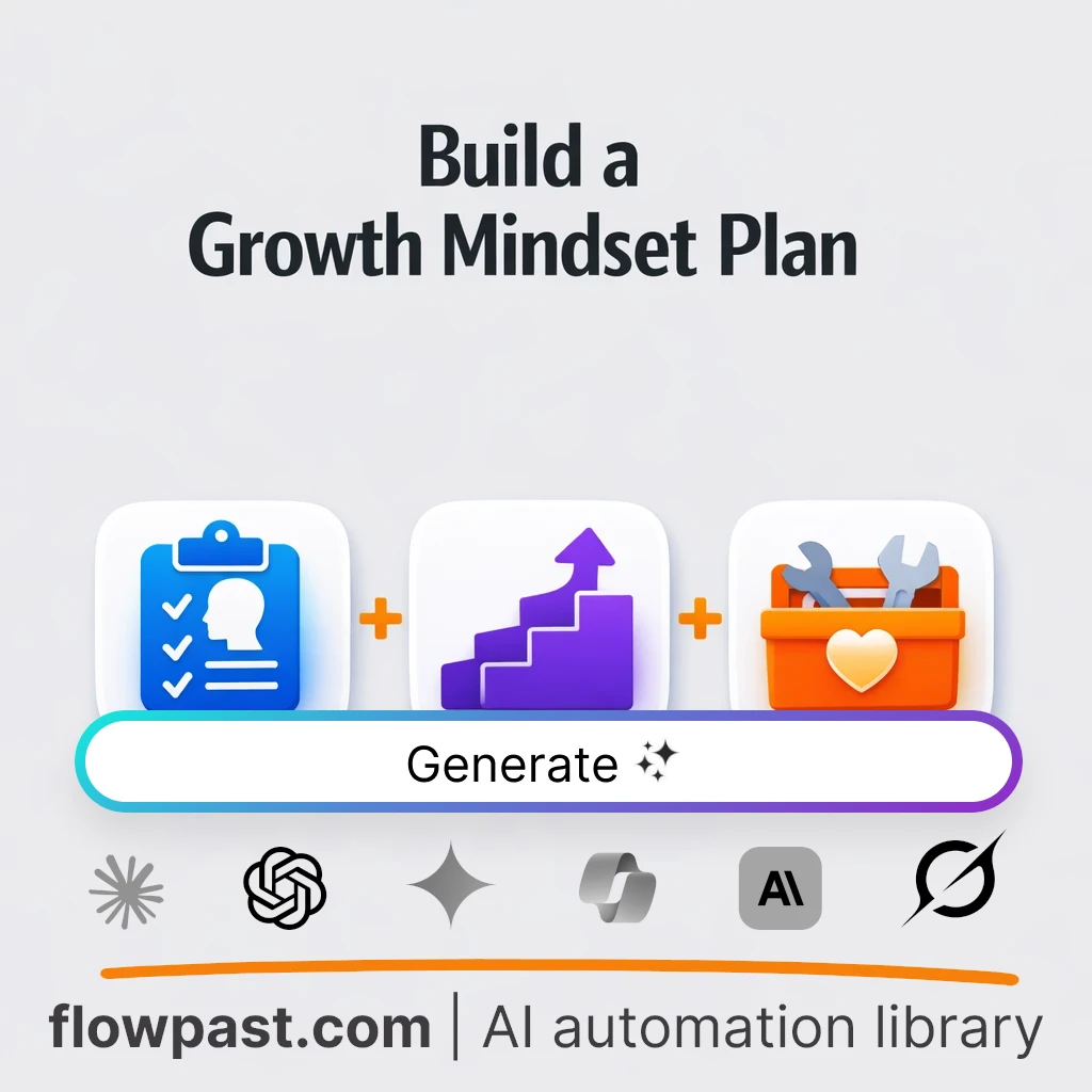 Build a Growth Mindset Coaching Plan AI Prompt - AI prompt template