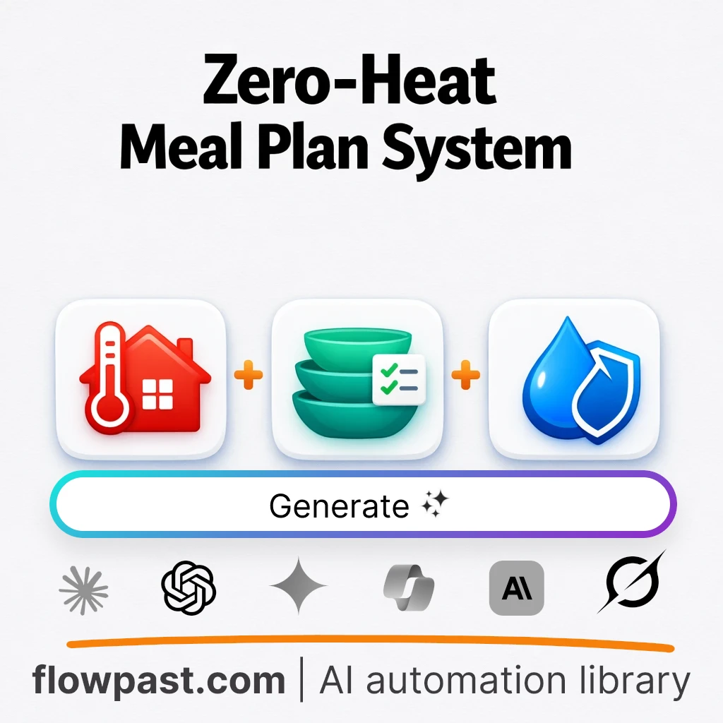 Build a Zero-Heat Meal System with this AI Prompt - AI prompt template