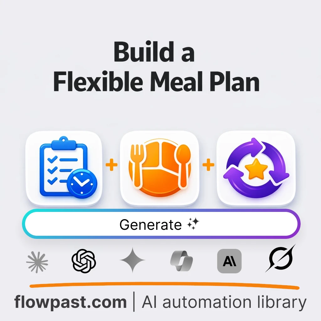 Build a Flexible Nutrition Game Plan AI Prompt - AI prompt template