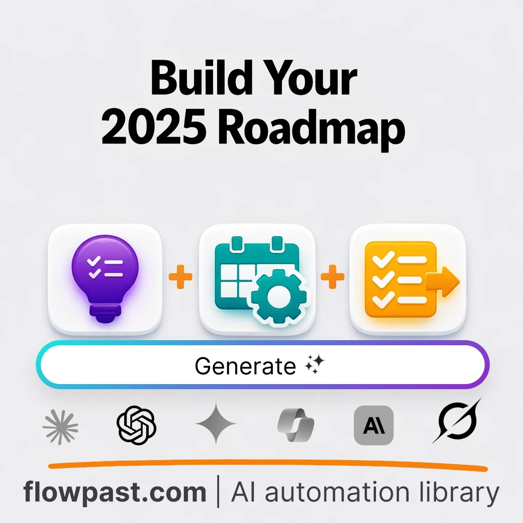 Build a 12-Month Execution Roadmap with this AI Prompt - AI prompt template