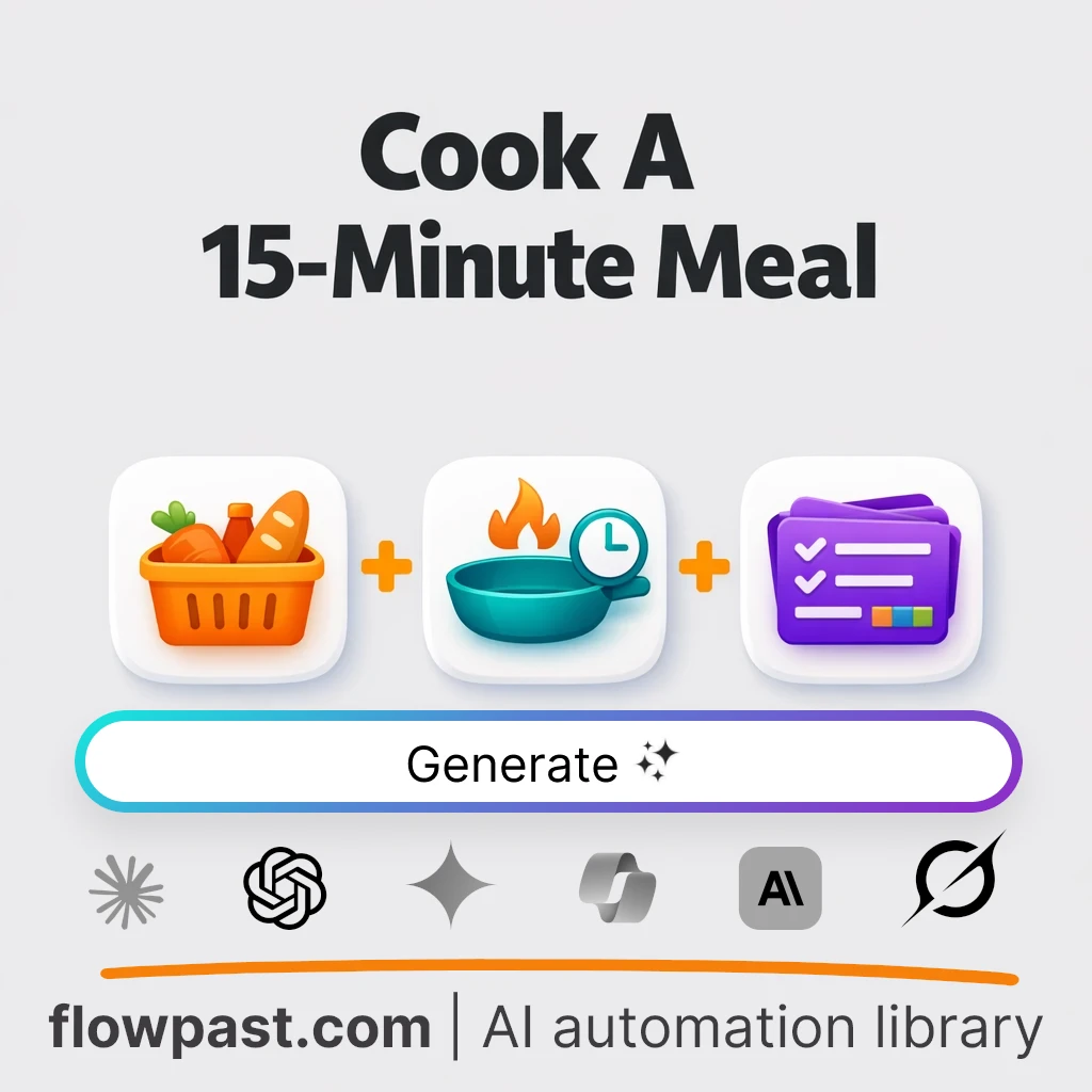 Create Quick Healthy Meals with this AI Prompt - AI prompt template