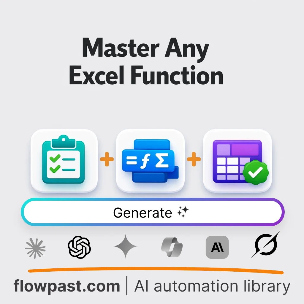 AI Prompt to Write Excel Function How-To Guides Fast - AI prompt template