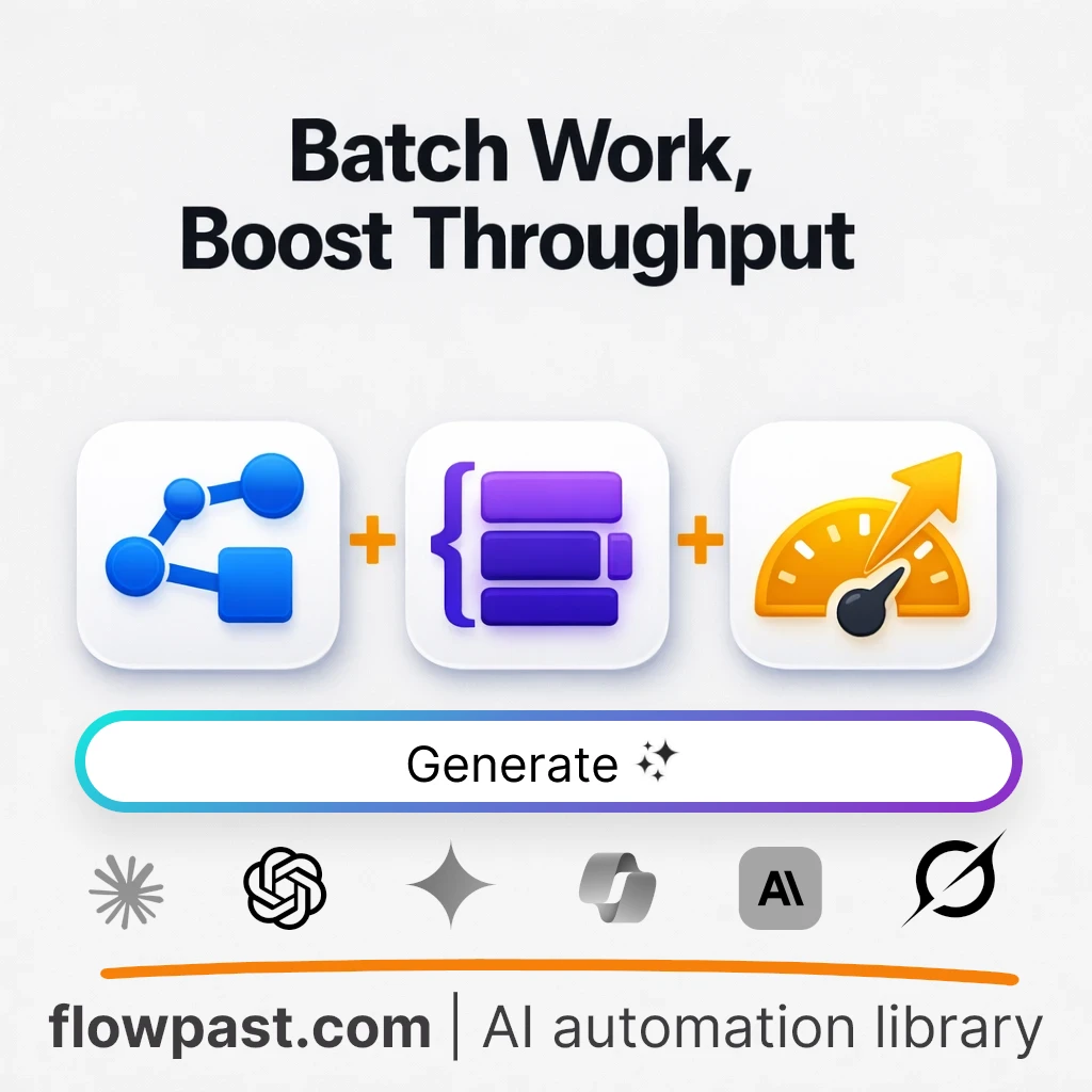 Task Batching Workflow System AI Prompt - AI prompt template