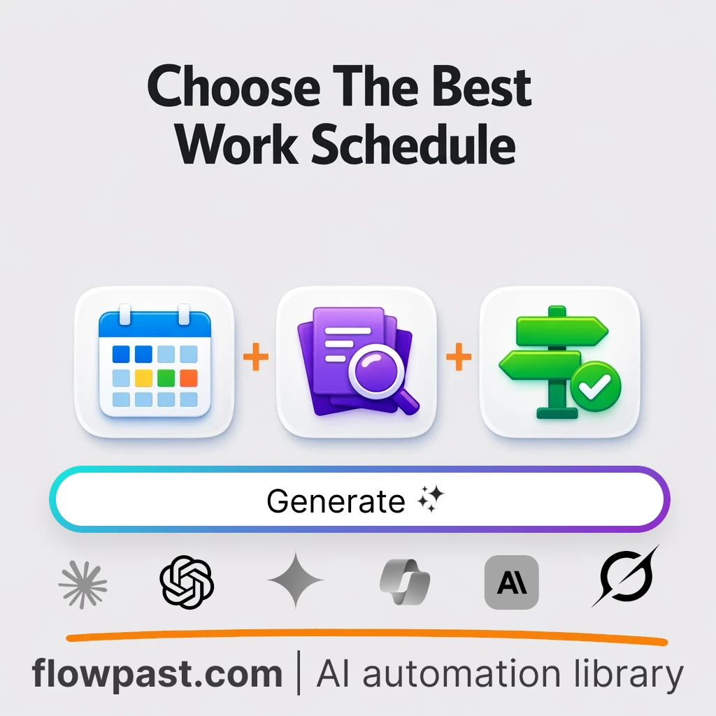 Work Schedule Research Report AI Prompt - AI prompt template
