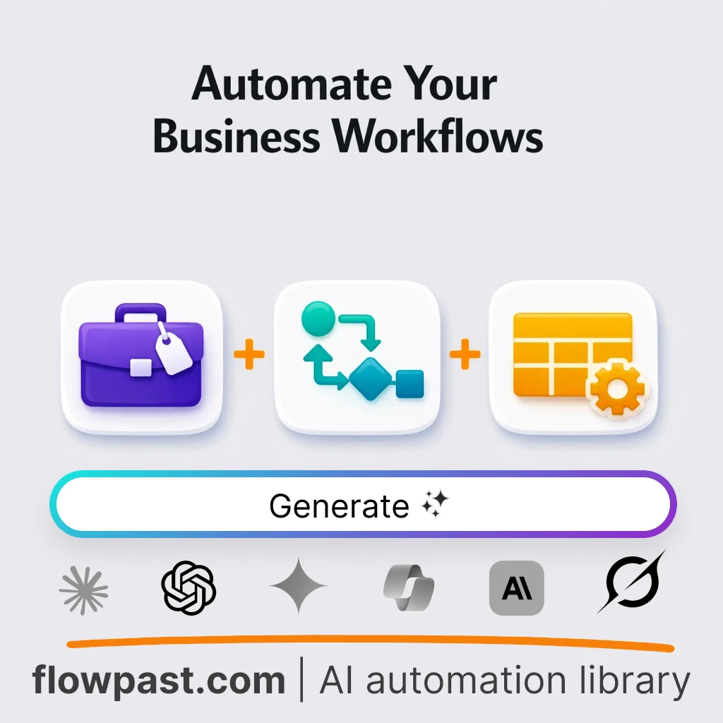 Automation Workflow Audit Table AI Prompt - AI prompt template