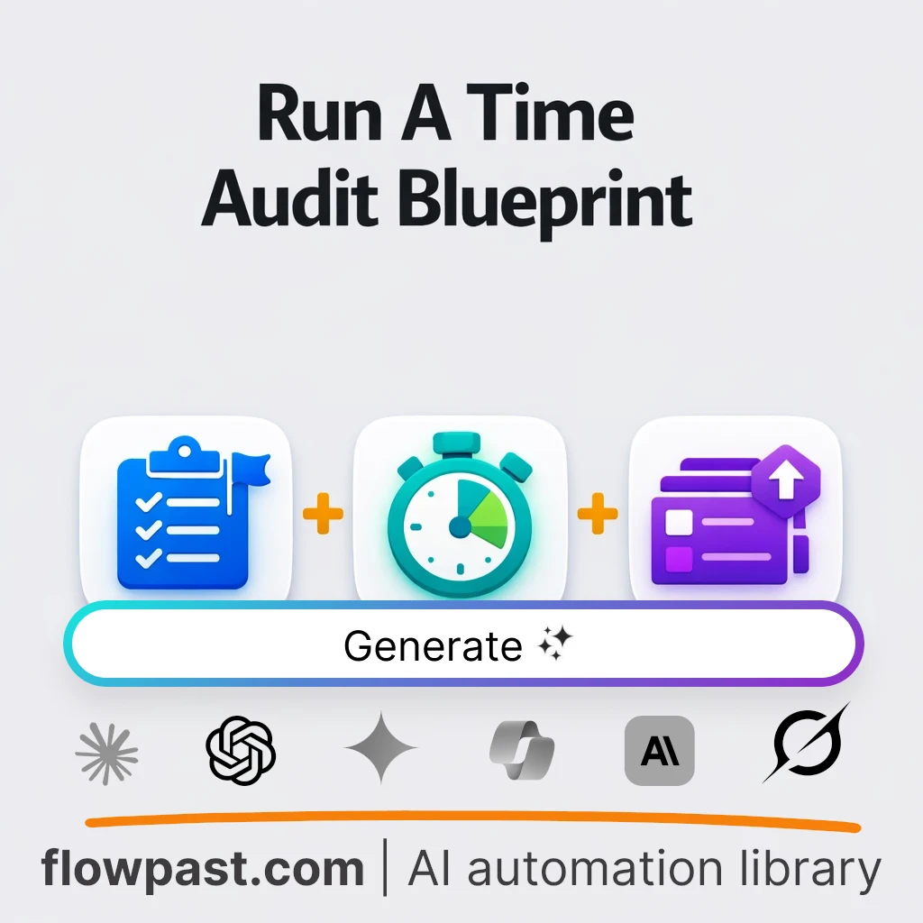 Build a Time Audit Playbook with this AI Prompt - AI prompt template