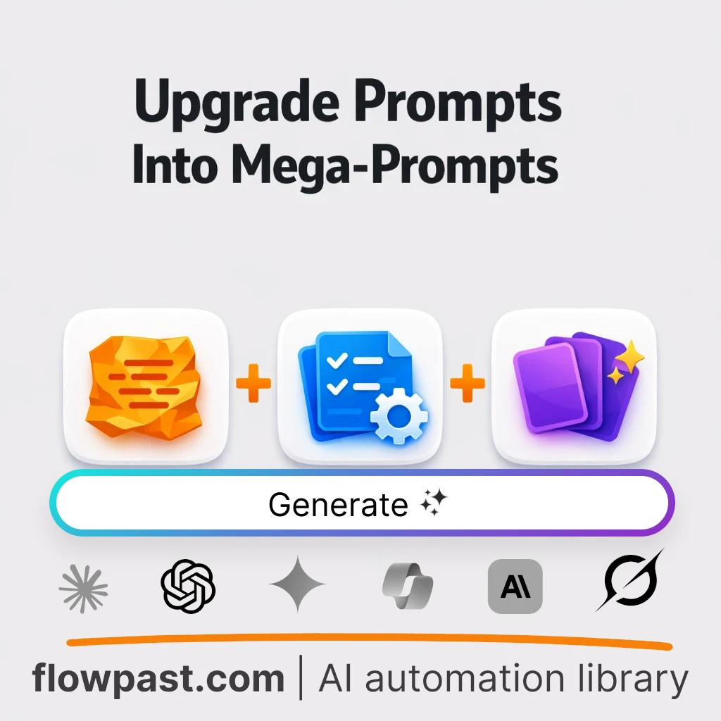 Build Mega-Prompts for Any Brief AI Prompt - AI prompt template