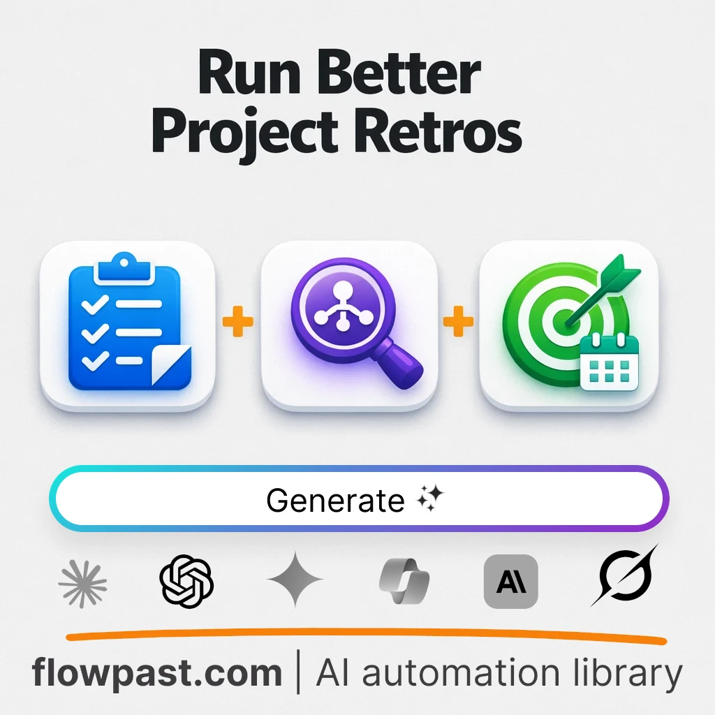 Create a Project Retrospective Playbook AI Prompt - AI prompt template
