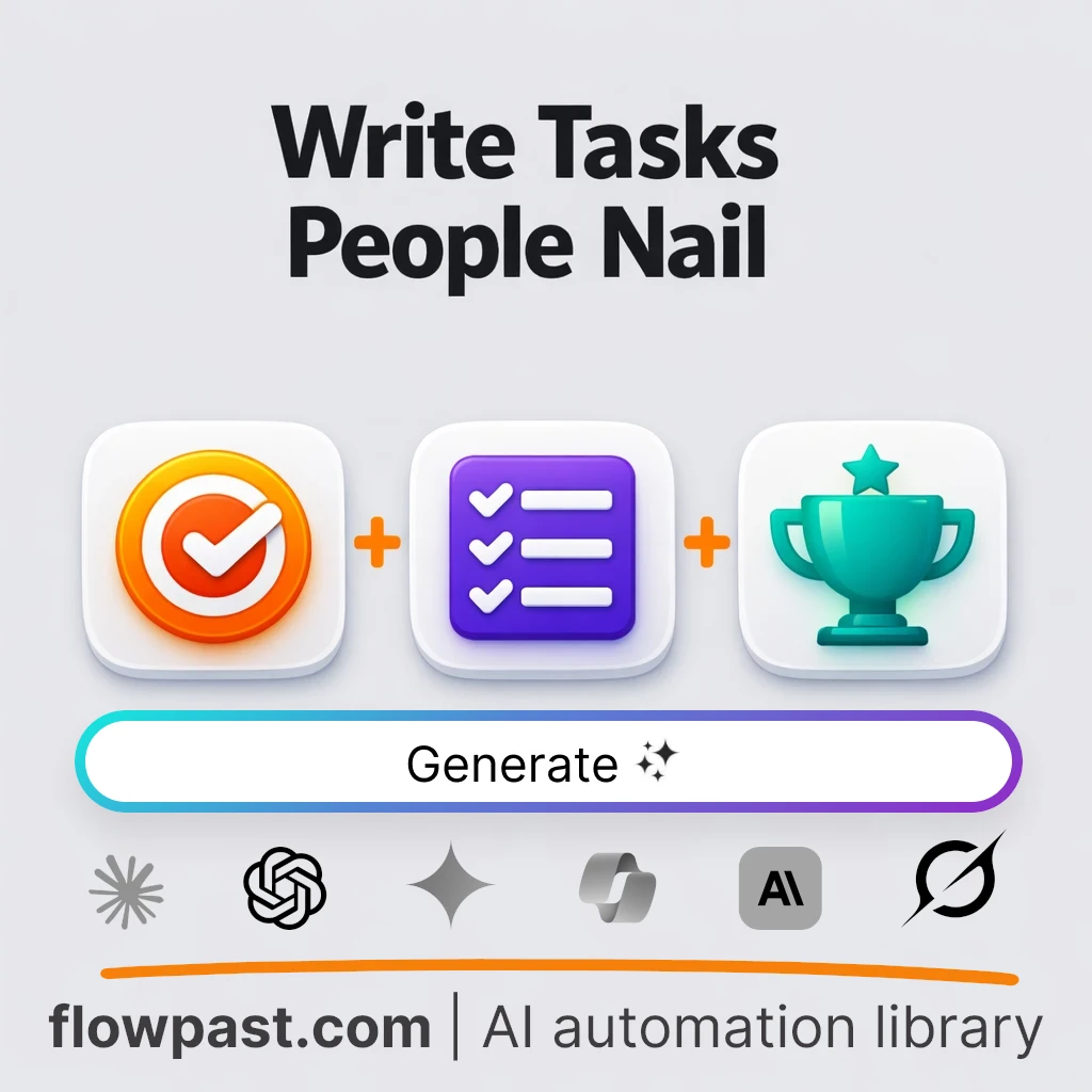Write Task Descriptions That Work the First Time AI Prompt - AI prompt template