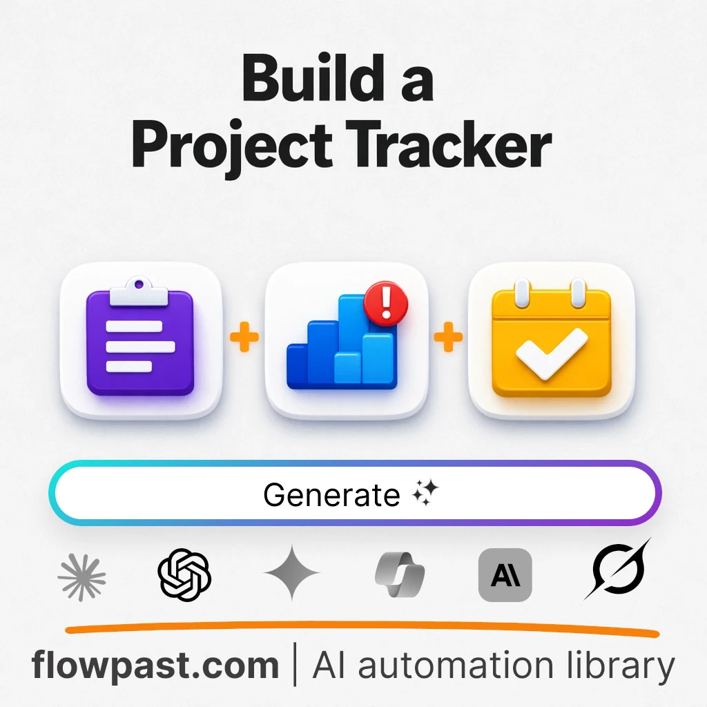 Build a Project Tracking Table with this AI Prompt - AI prompt template