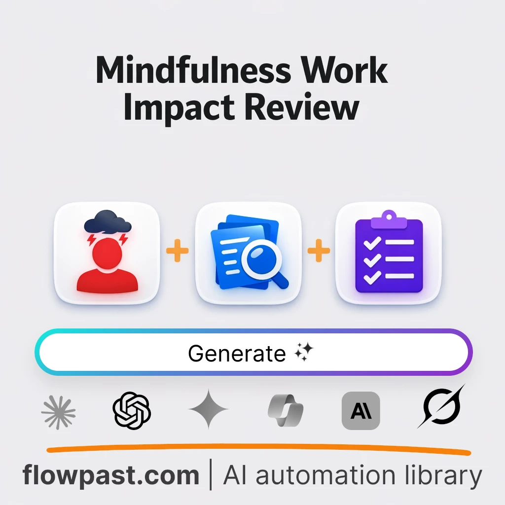 Workplace Mindfulness Review and Rollout AI Prompt - AI prompt template