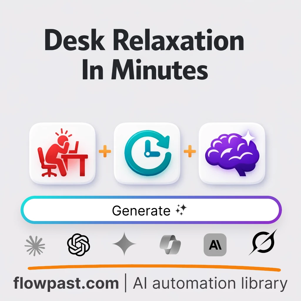 Create Desk-Friendly Relaxation Routines AI Prompt - AI prompt template