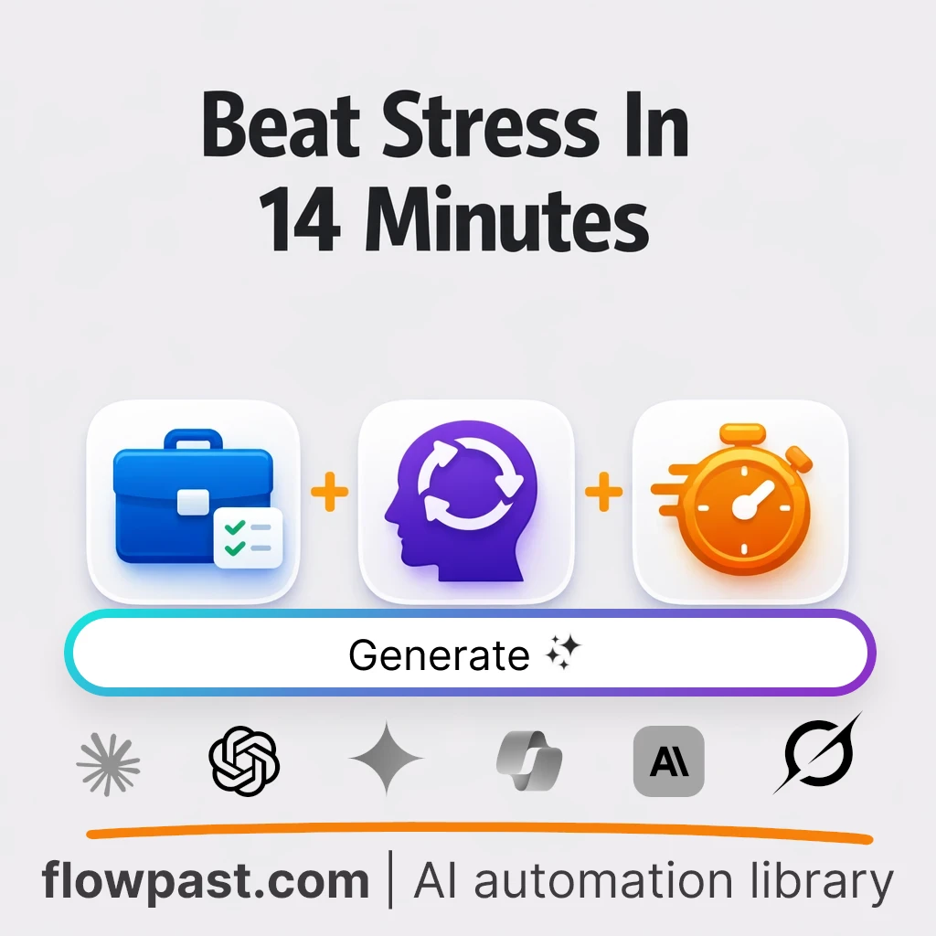 Create a Rapid Stress-Relief Menu with this AI Prompt - AI prompt template