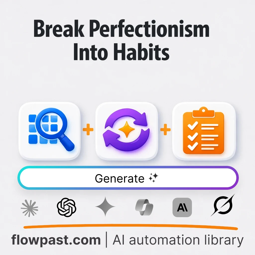 Perfectionism Reset Coaching Table AI Prompt - AI prompt template