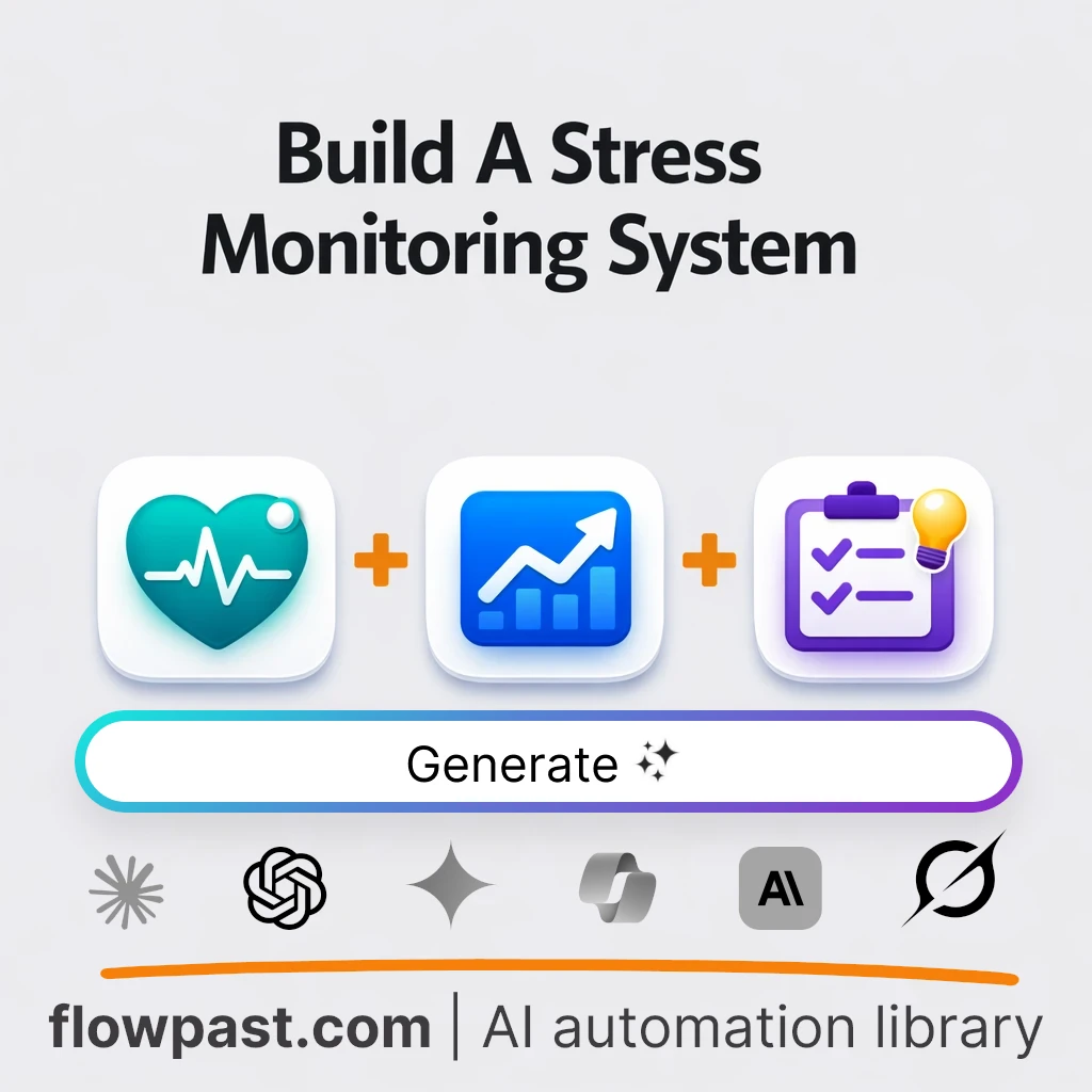 Design a Stress Monitoring System with this AI Prompt - AI prompt template