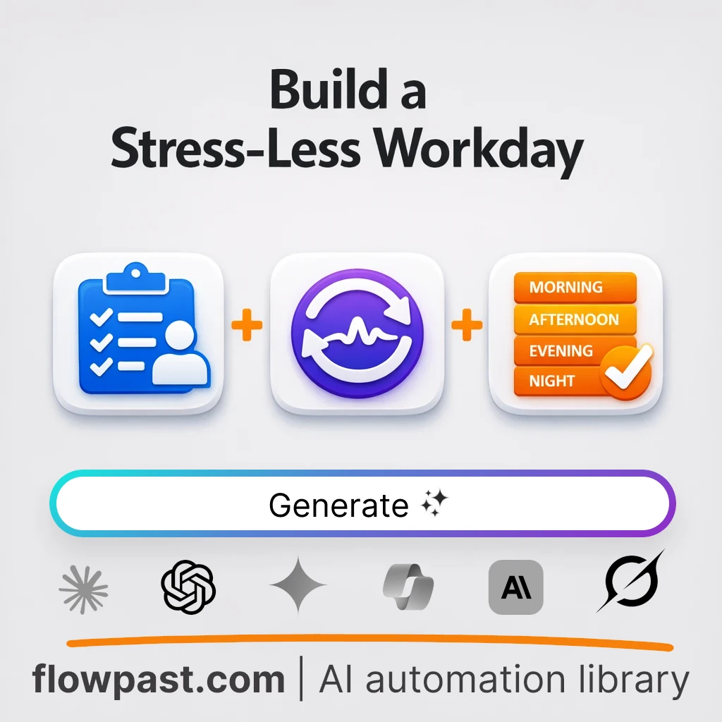 Create a Workplace Stress-Relief Plan AI Prompt - AI prompt template