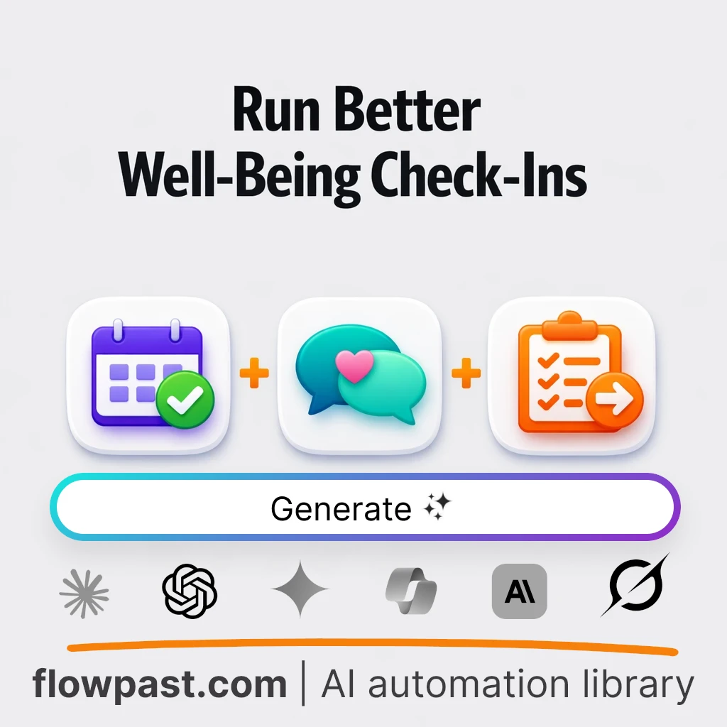 Build Manager Well-Being Check-Ins with this AI Prompt - AI prompt template