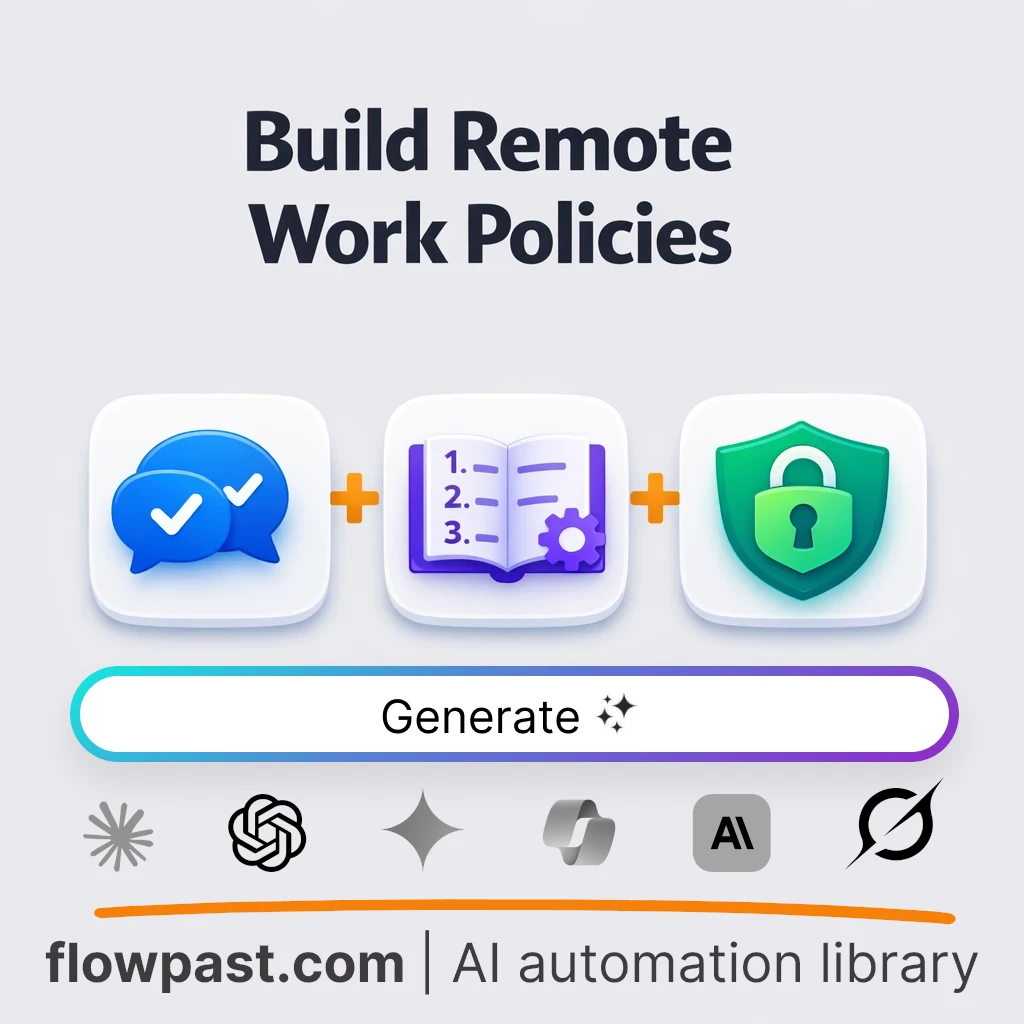 Remote Work Policies and SOPs AI Prompt - AI prompt template