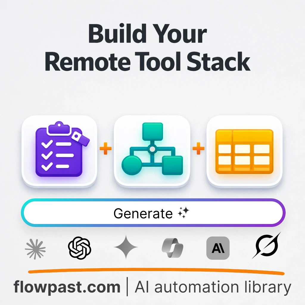 Remote Operations Tool Stack Table AI Prompt - AI prompt template