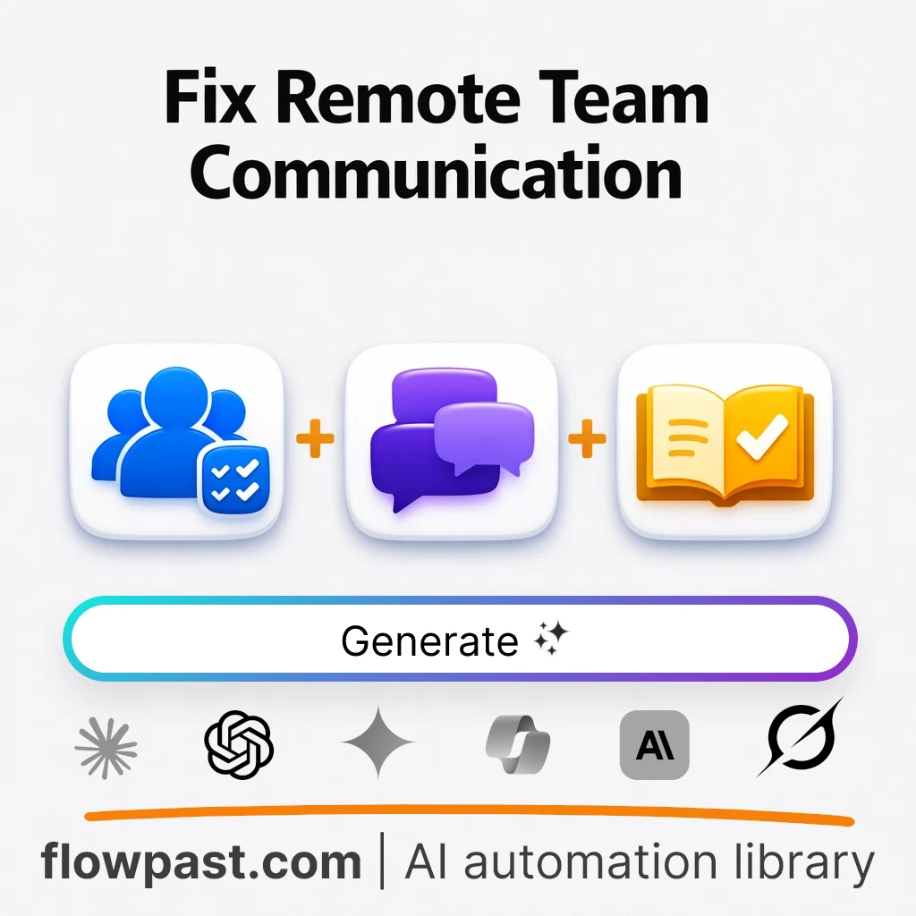 Remote Team Communication Playbook AI Prompt - AI prompt template