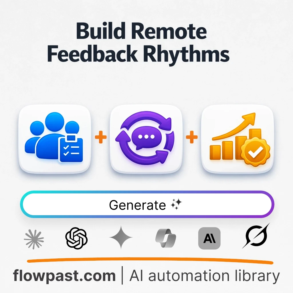 Create a Remote Team Feedback System AI Prompt - AI prompt template