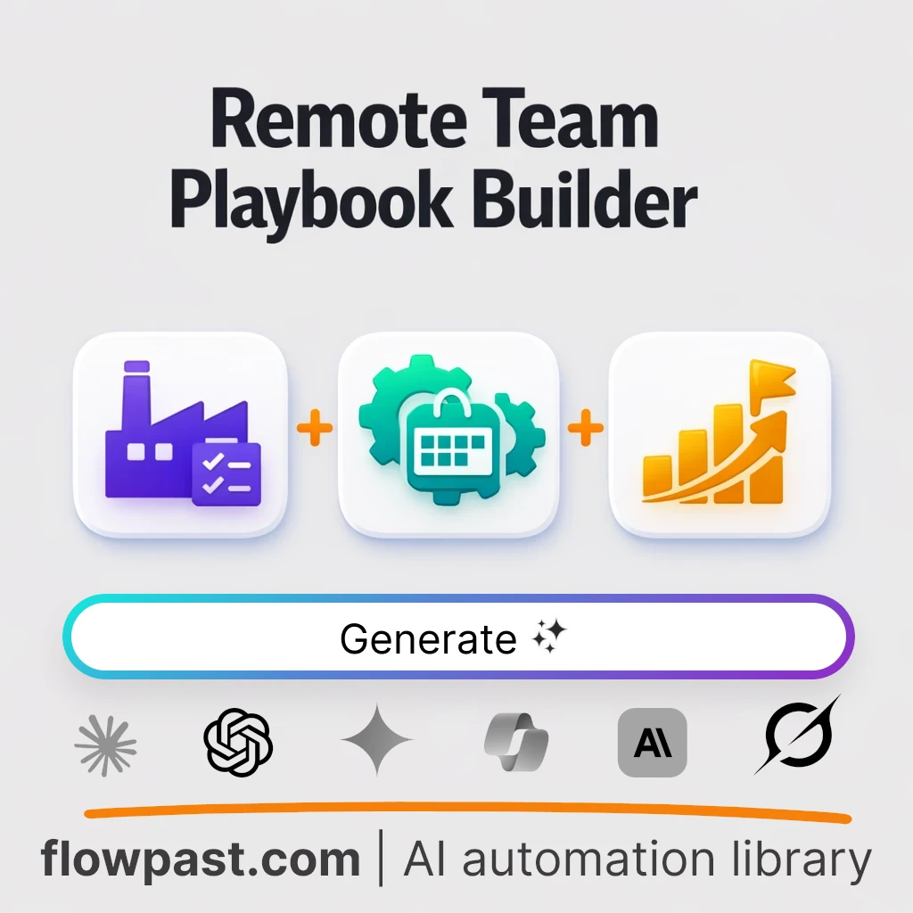Remote Team Operating System Blueprint AI Prompt - AI prompt template