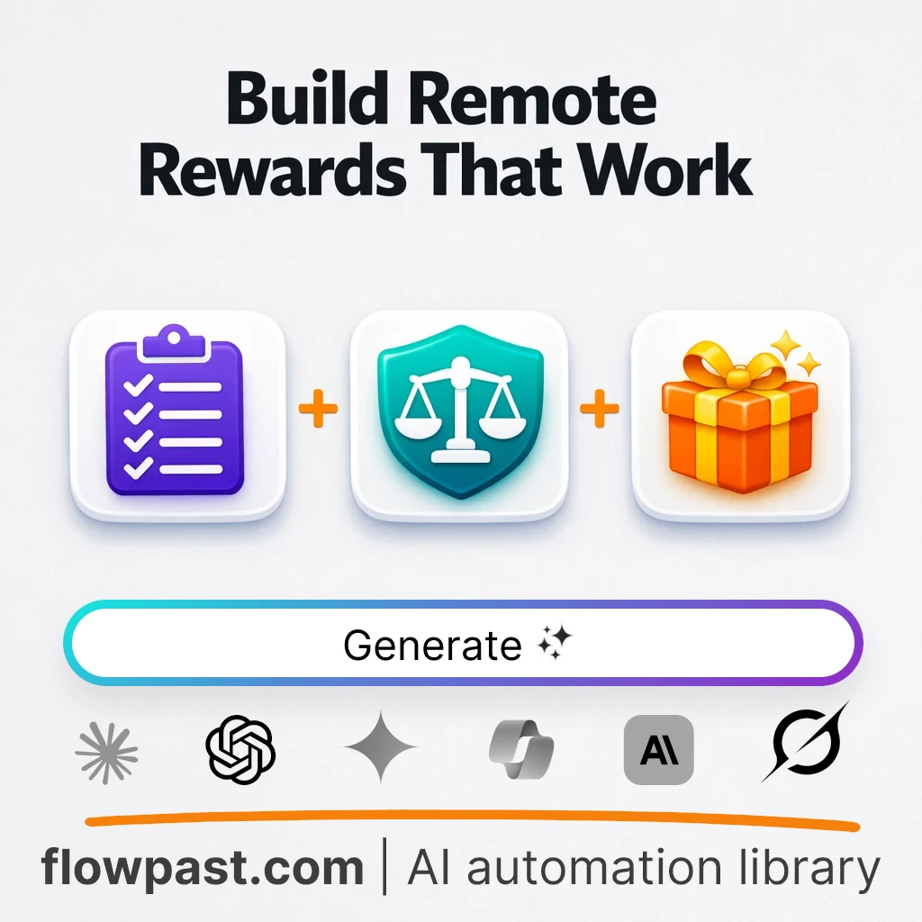 Build a Remote Recognition Framework with this AI Prompt - AI prompt template