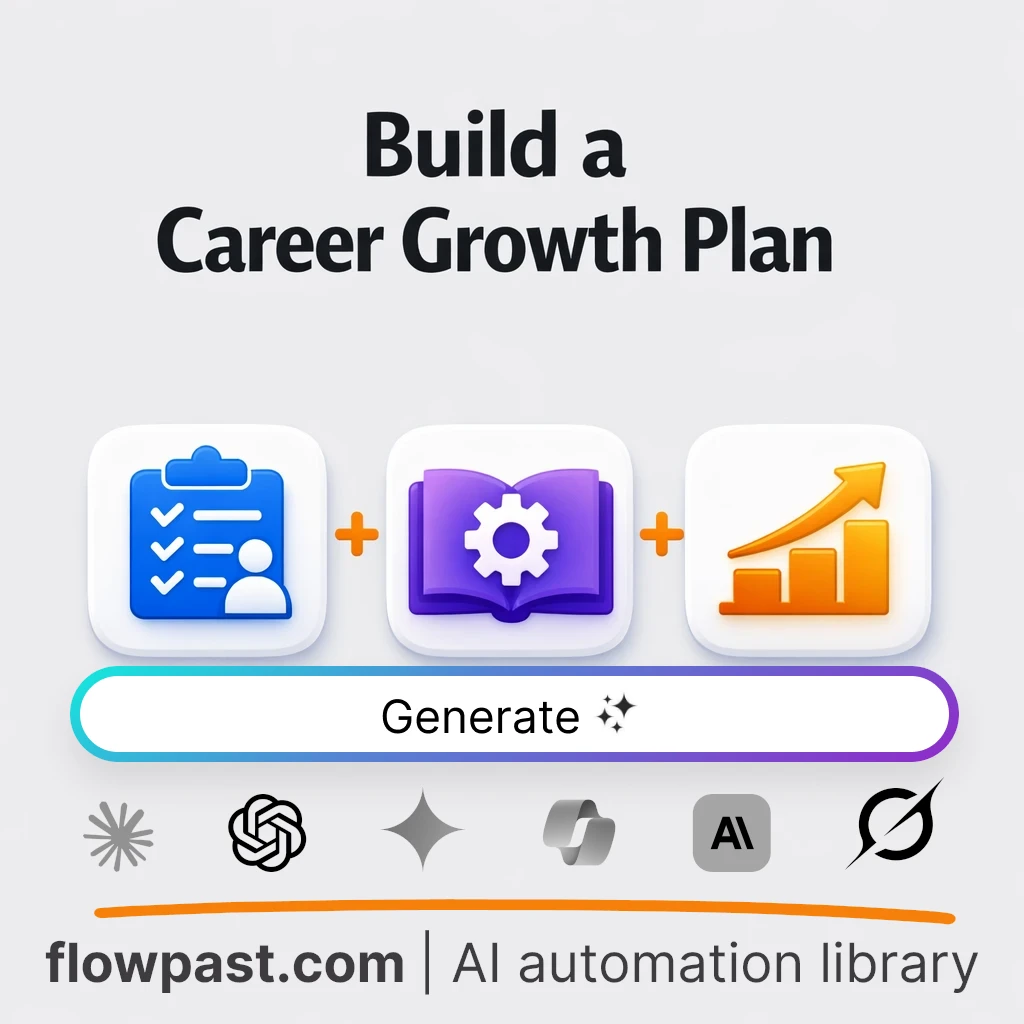 Build a Career Advancement Action Plan with this AI Prompt - AI prompt template