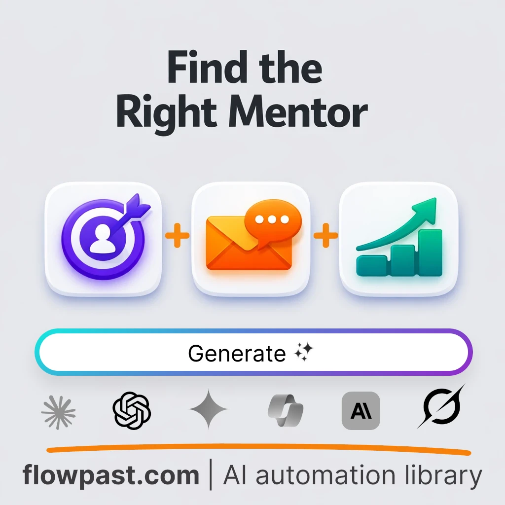 Build a Mentor Search Playbook with this AI Prompt - AI prompt template