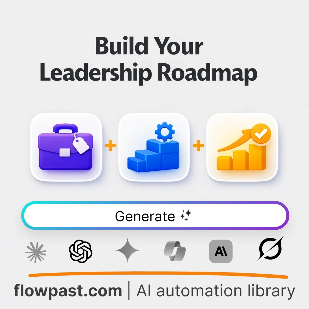 Build a Leadership Growth Roadmap AI Prompt - AI prompt template