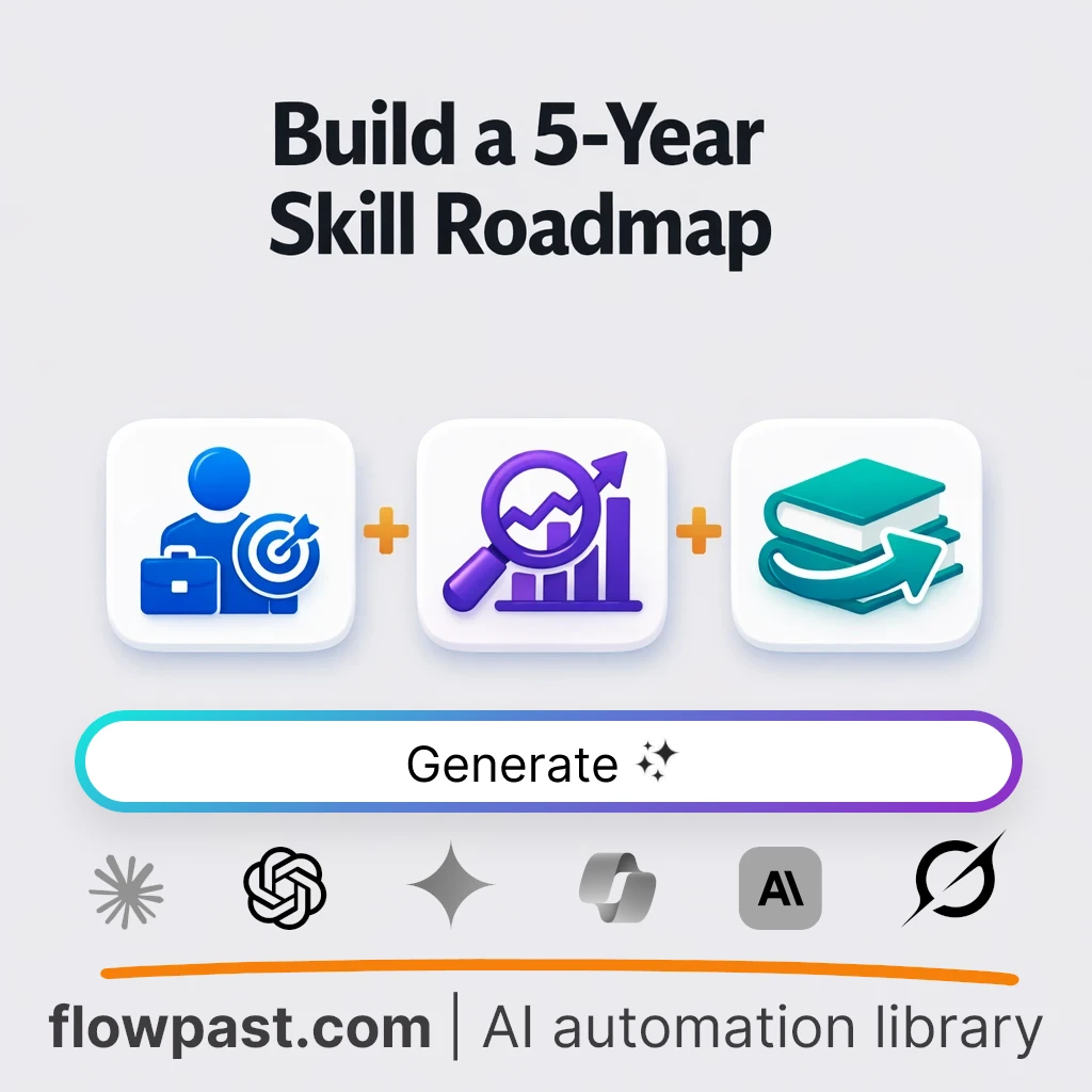 Build a 5-Skill Forecast and Learning Plan AI Prompt - AI prompt template