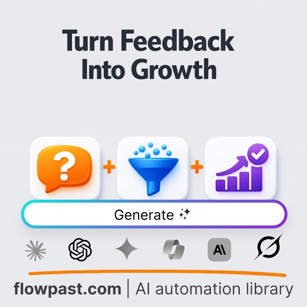 Build a Feedback to Growth Playbook AI Prompt - AI prompt template