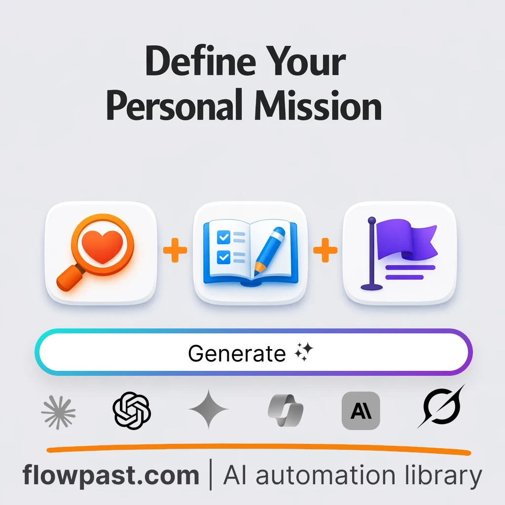 Create a Values and Mission Statement AI Prompt - AI prompt template