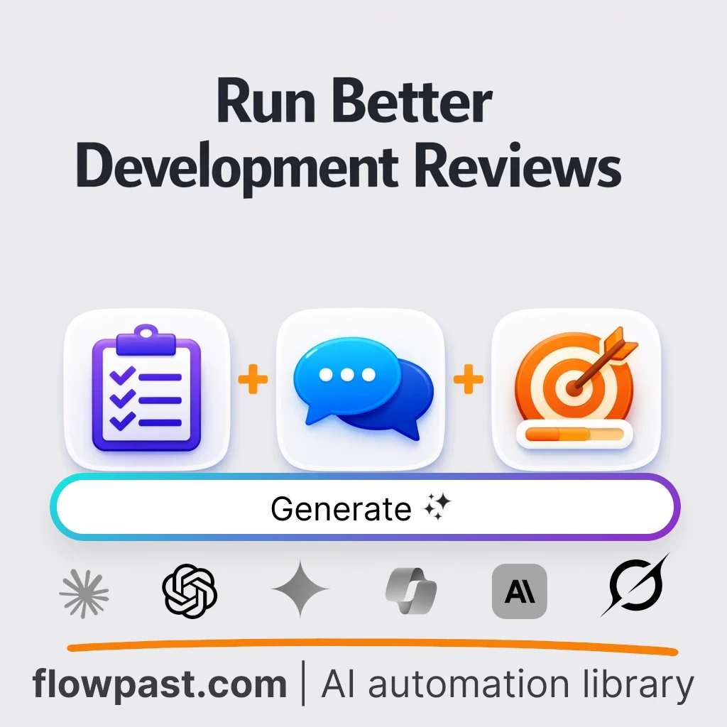Build Performance Conversation Template with this AI Prompt - AI prompt template