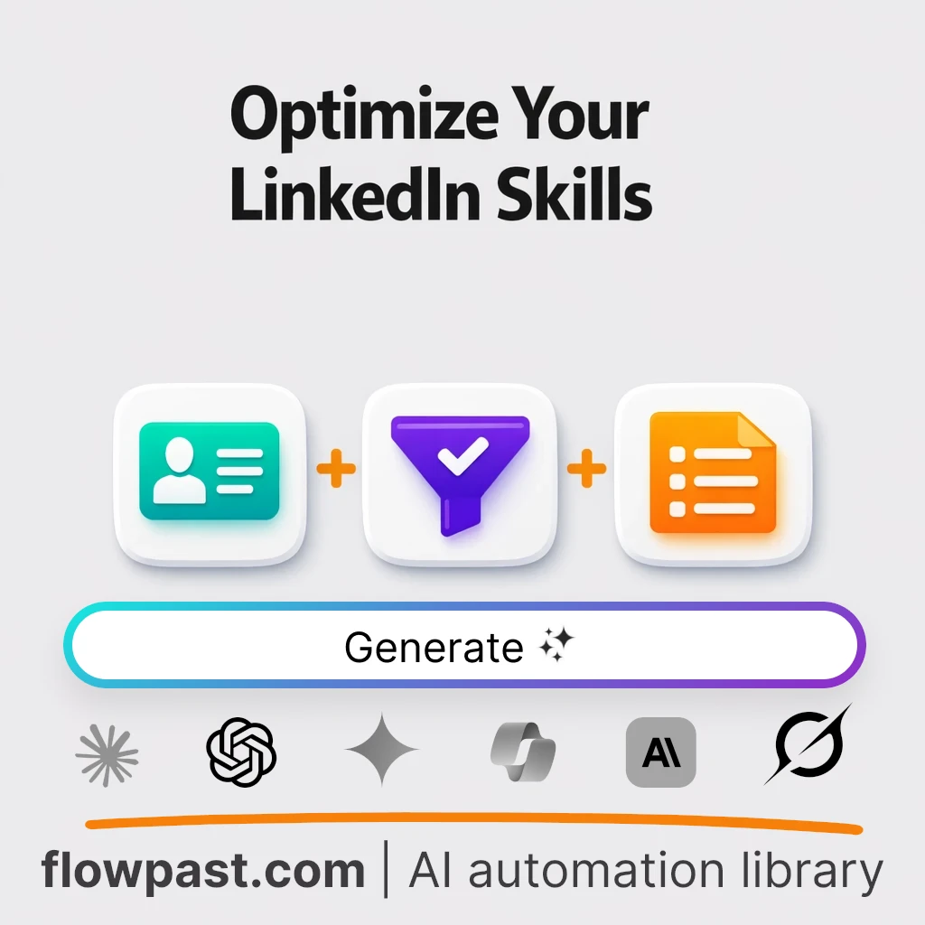 Create LinkedIn Skills Categories with this AI Prompt - AI prompt template