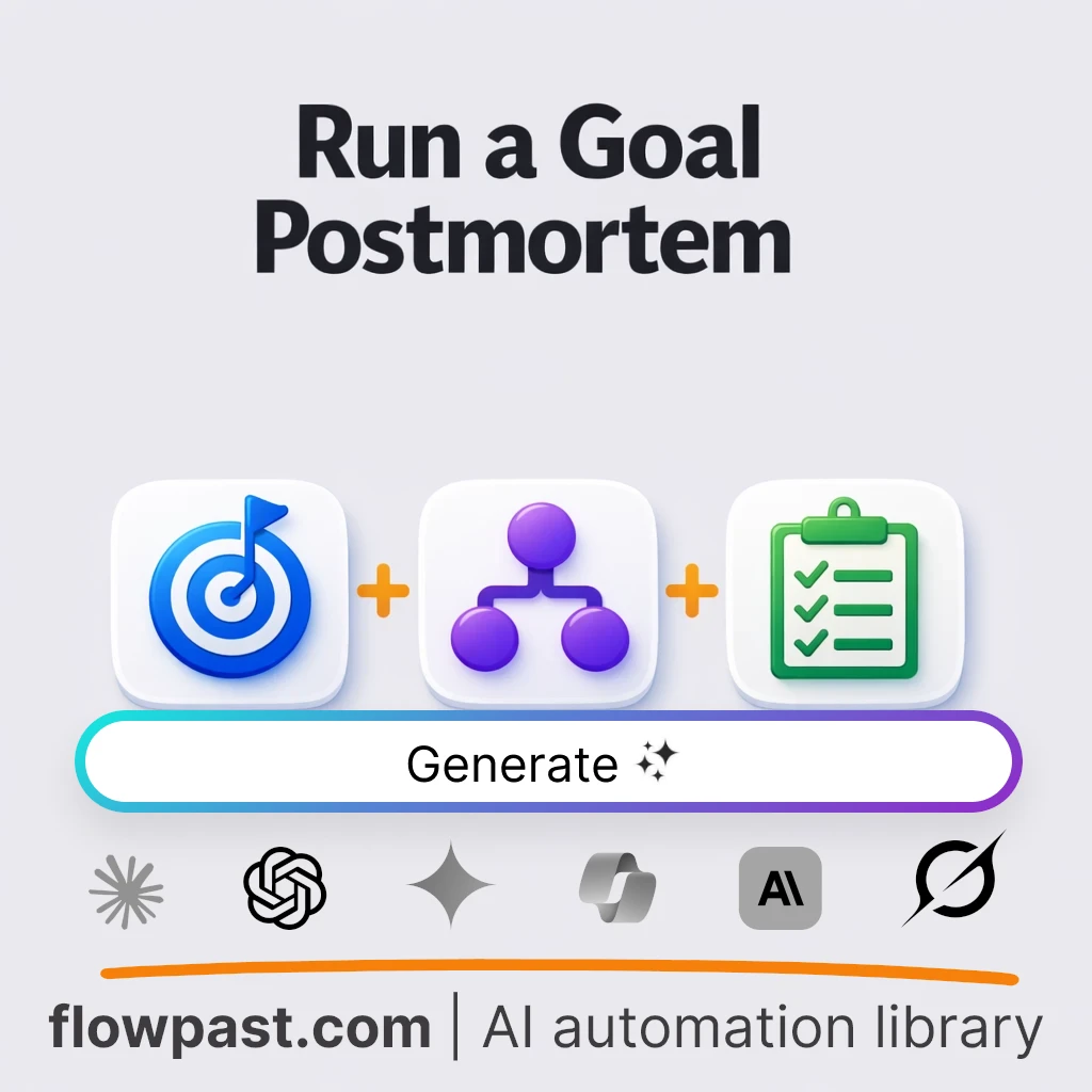 Build a Post-Outcome Review Framework AI Prompt - AI prompt template