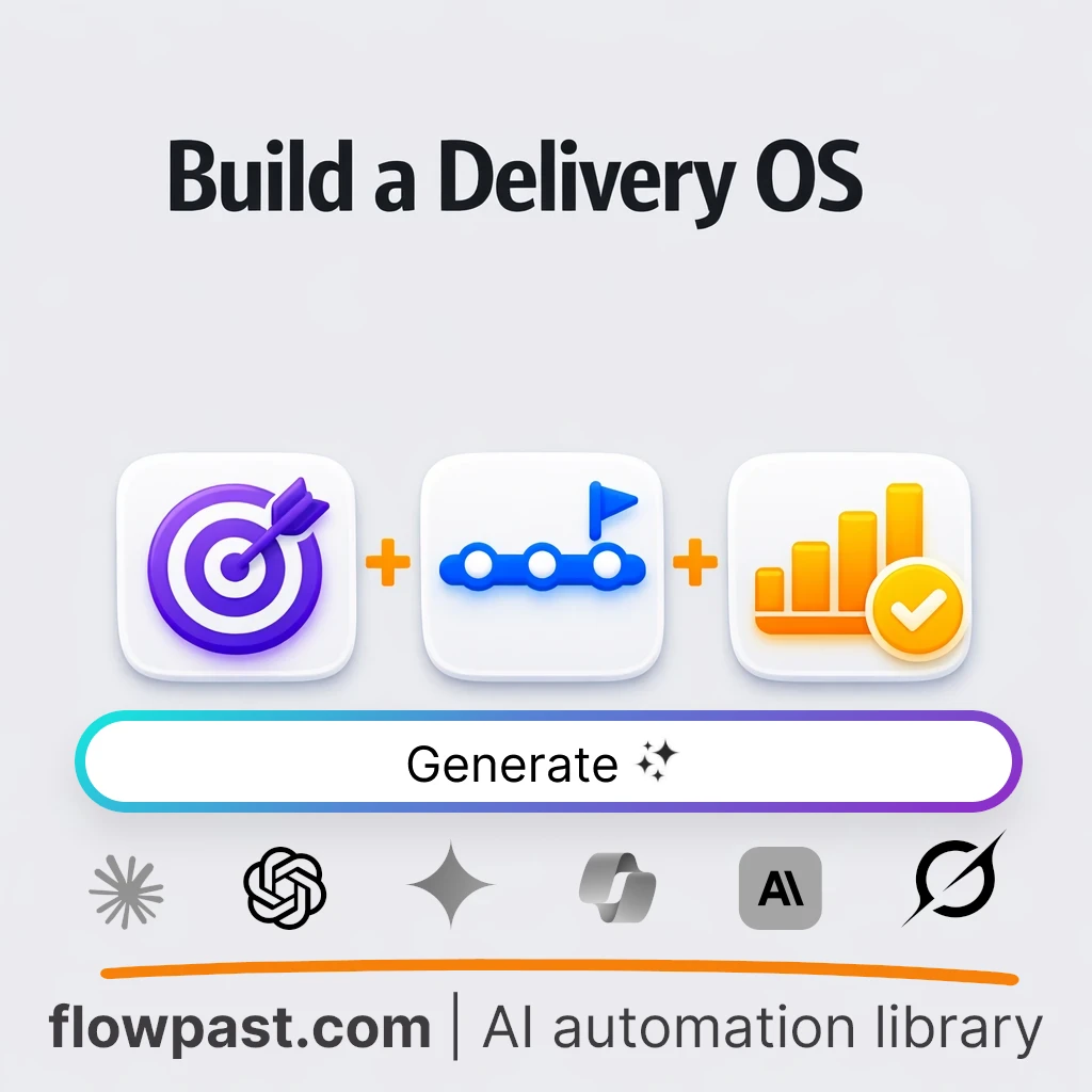Build a Goal and Delivery Operating System AI Prompt - AI prompt template