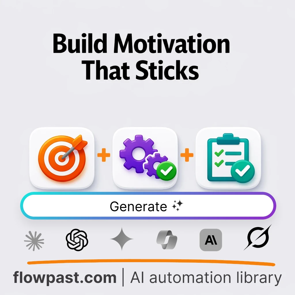 Build 5 Motivation and Accountability Strategies AI Prompt - AI prompt template