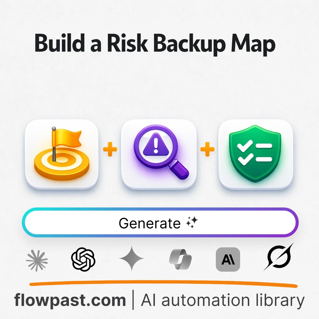AI Prompt to Map Business Risks and Fallback Plans - AI prompt template