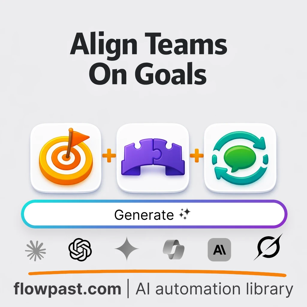 Communicate Goals to Teams and Stakeholders AI Prompt - AI prompt template