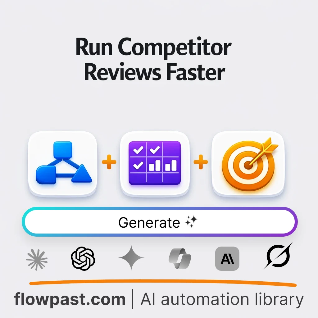 Build Competitor Benchmarking Methodology AI Prompt - AI prompt template